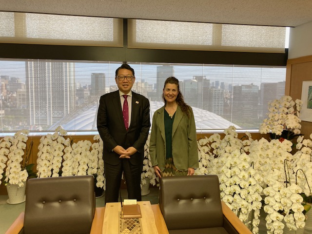 Rencontre entre Dora Tauzin et Hironobu Narisawa en 2023