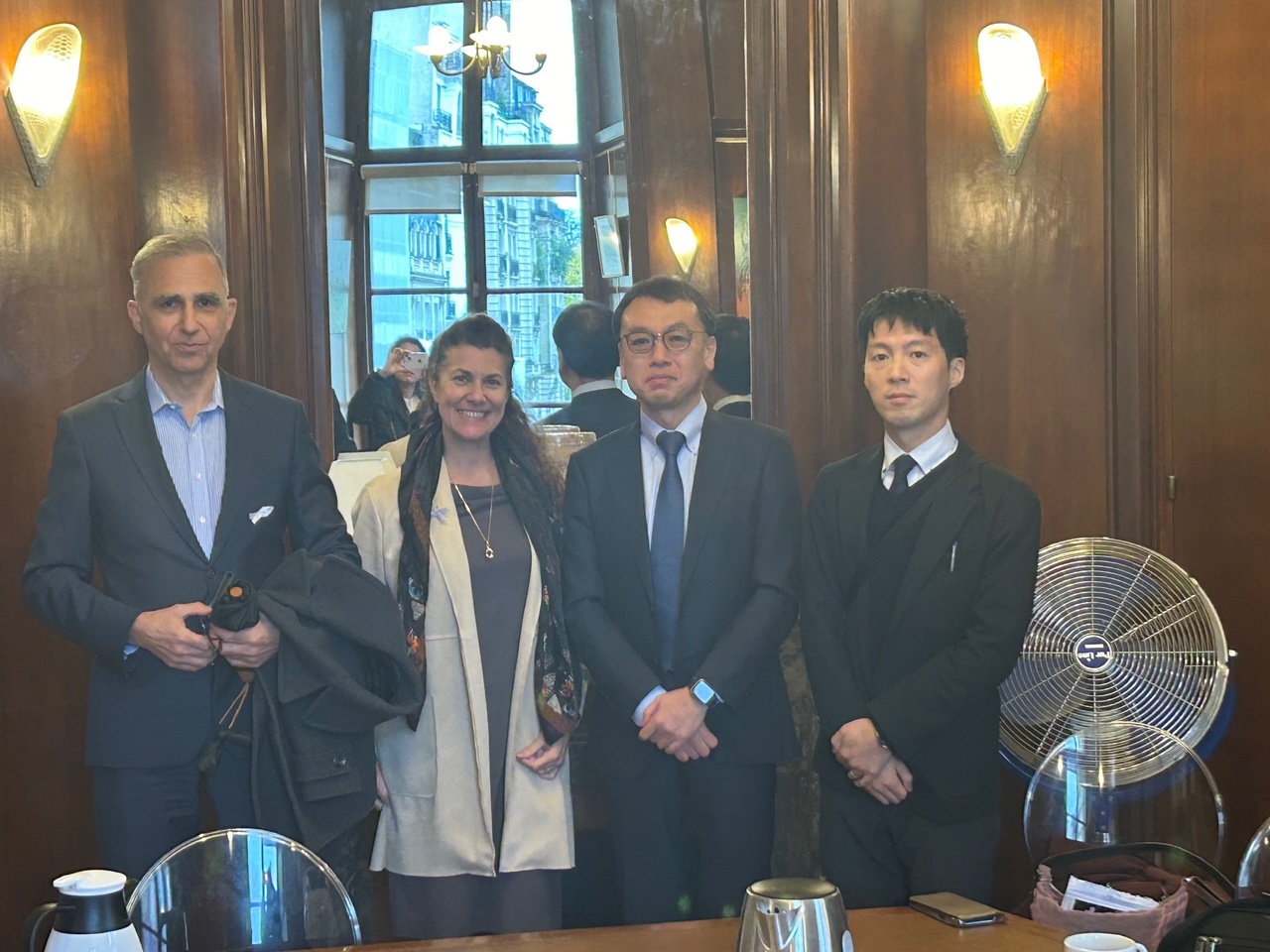 Accueil de la délégation à la mairie du 5e